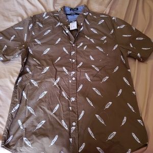 Longer length button up